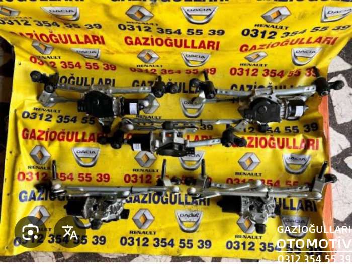 Renault Clio 5 Çıkma Ön Cam Silgi Motoru Mekanızması